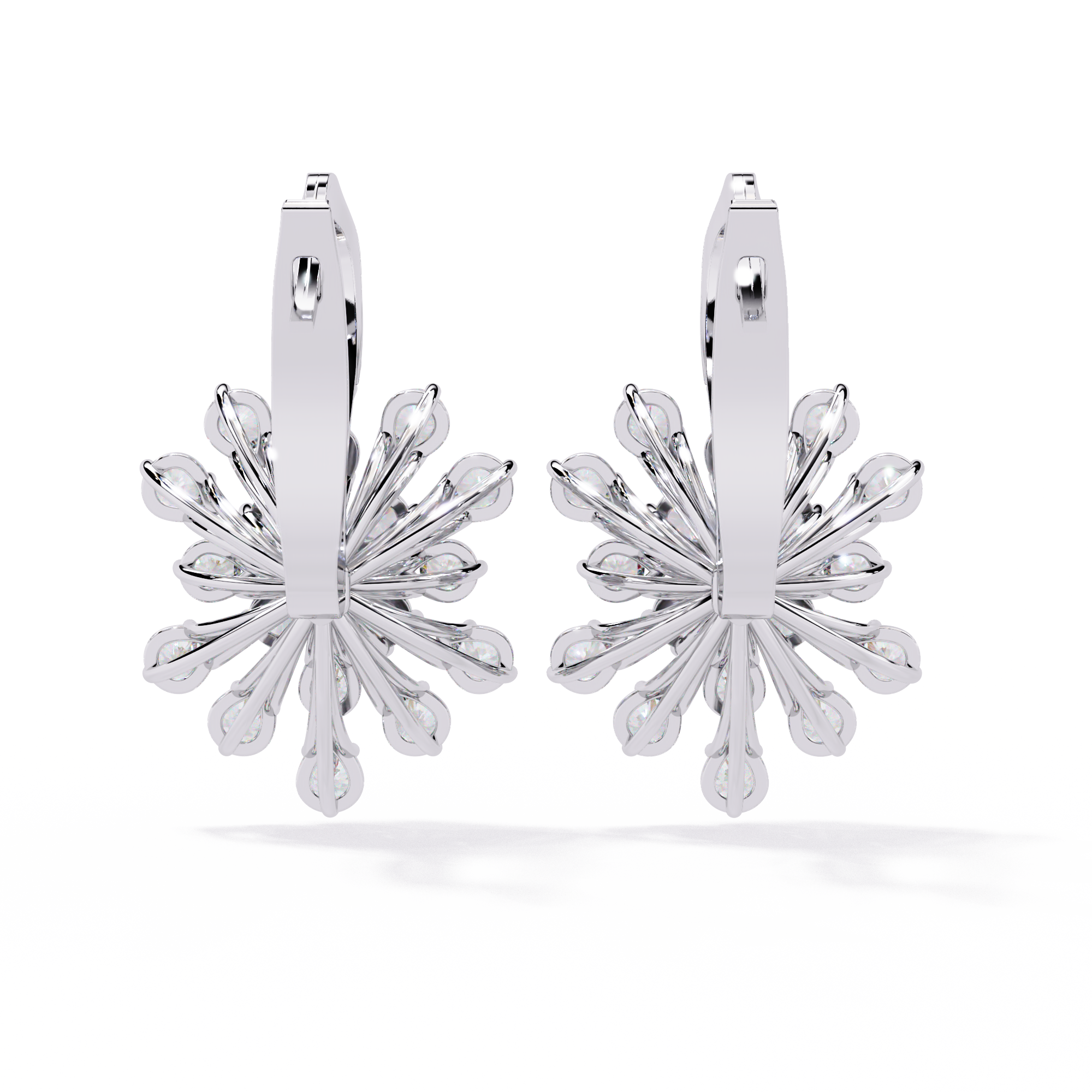 1.75 CT STELLAR BLOOM EARRING 9k