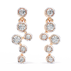 0.39 CT OVAL CASCADE EARRING