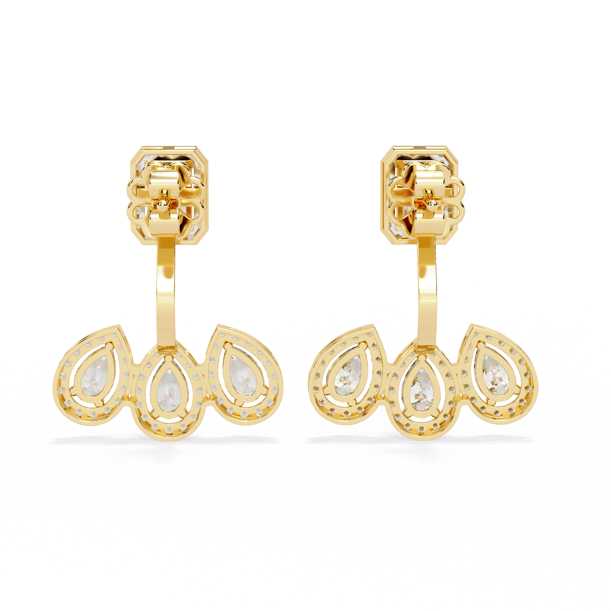 3.60 CT ROYAL RADIANCE EARRING 9k