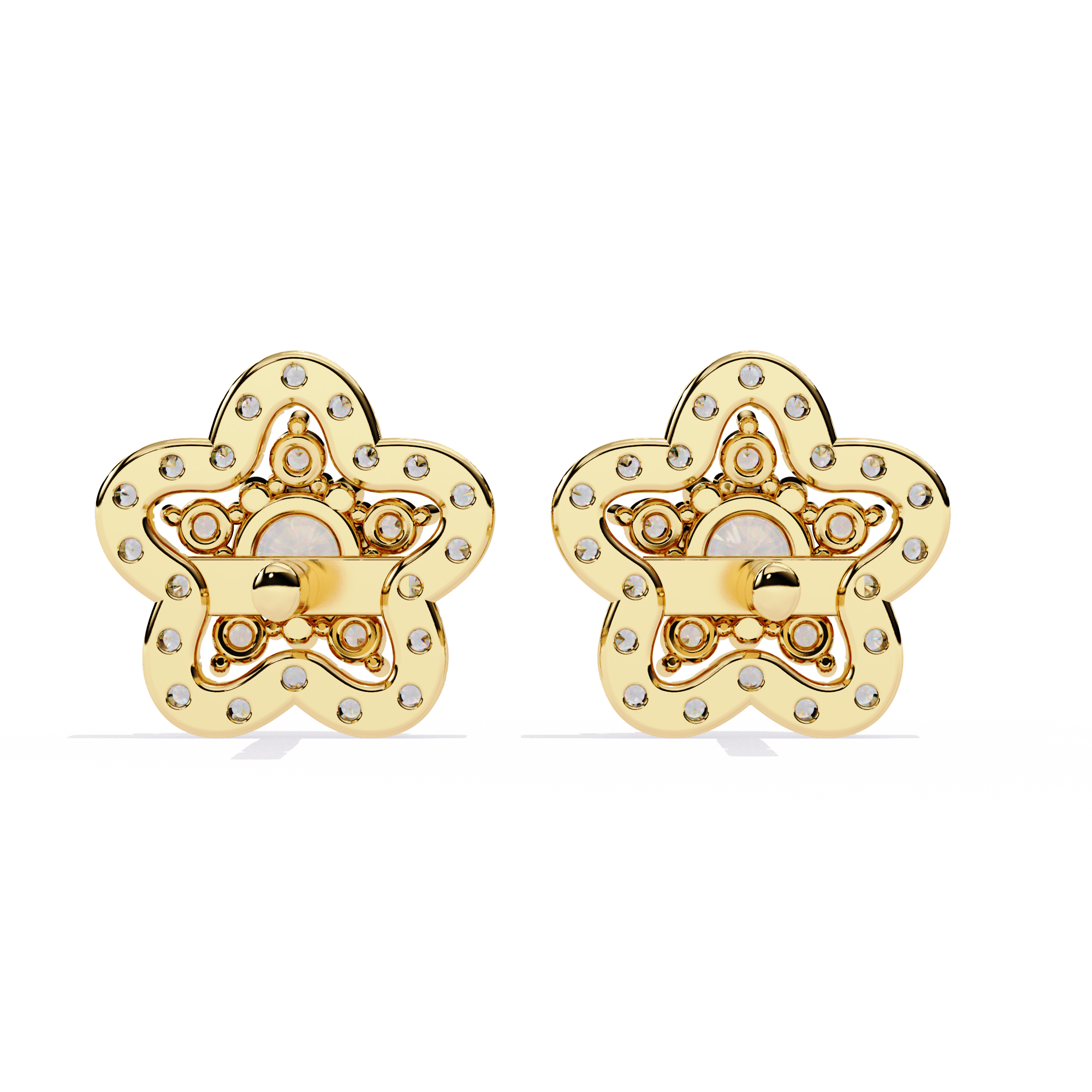 0.87 CT BLOOM AURA EARRING 9k