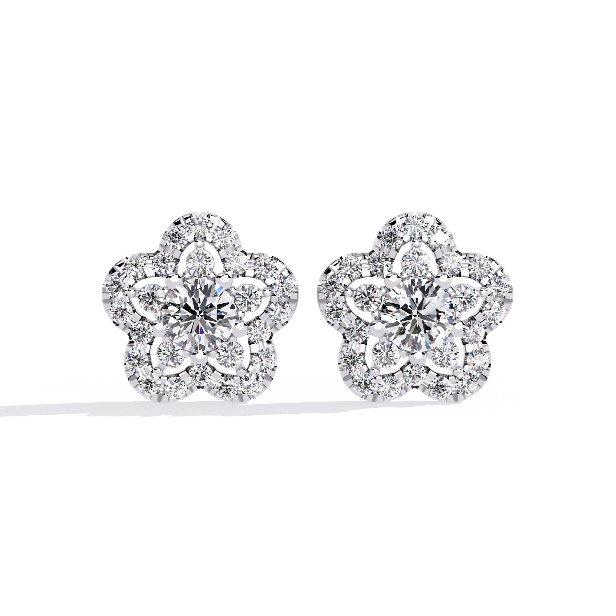 0.87 CT BLOOM AURA EARRING 9k