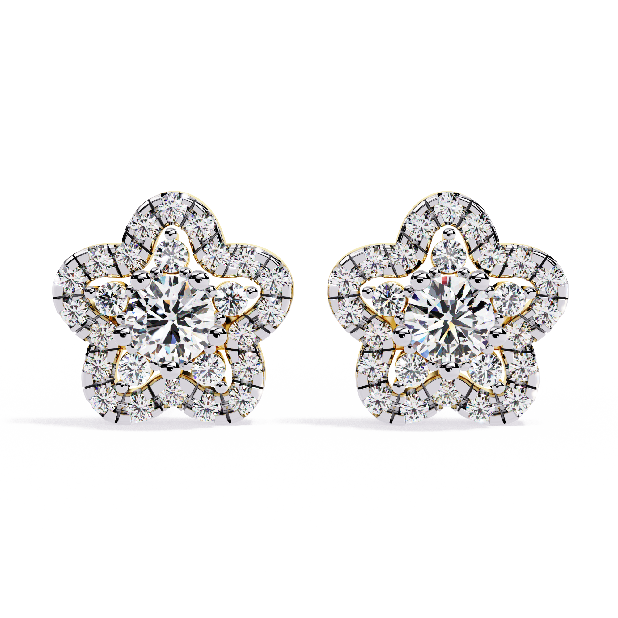0.87 CT BLOOM AURA EARRING 9k
