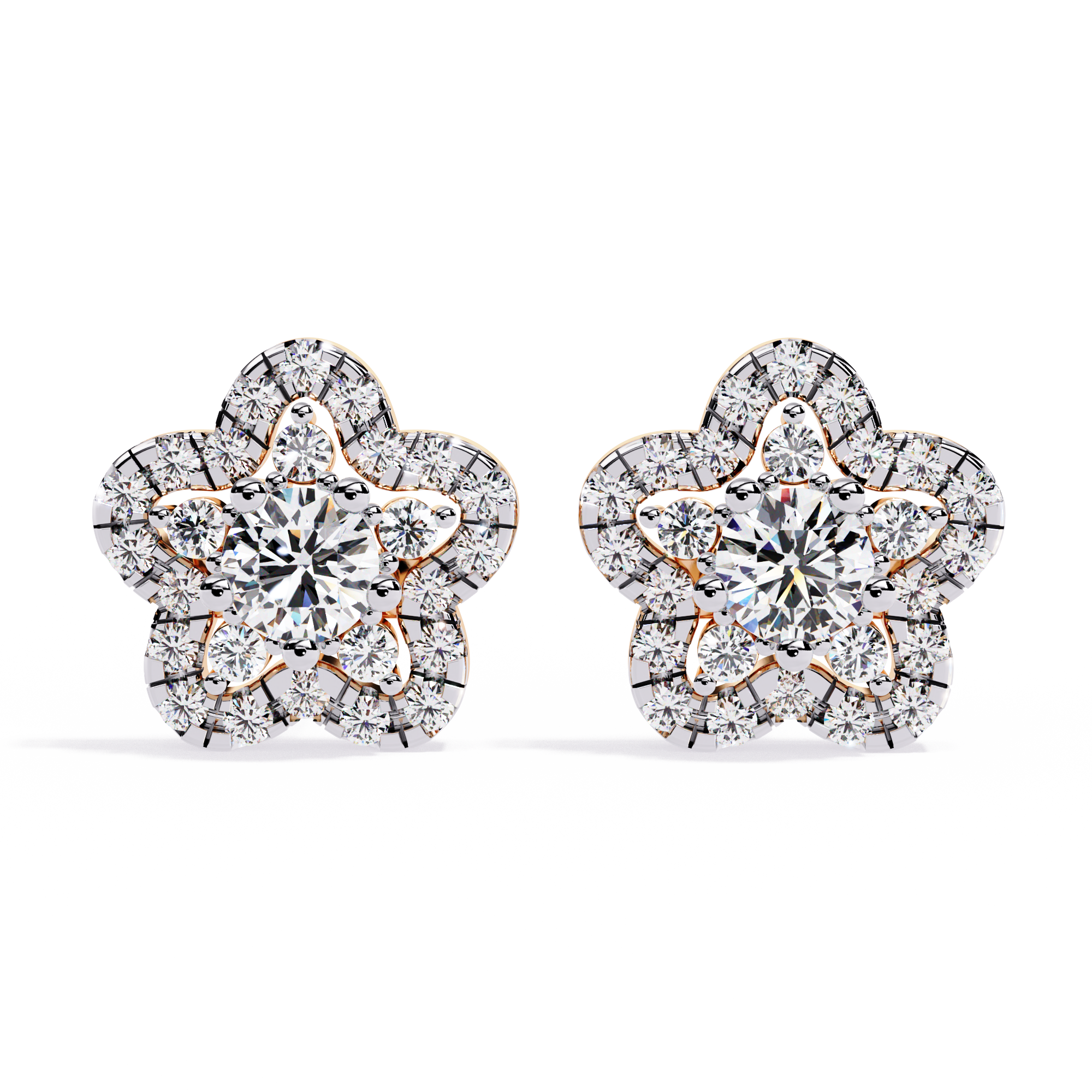 0.87 CT BLOOM AURA EARRING 9k