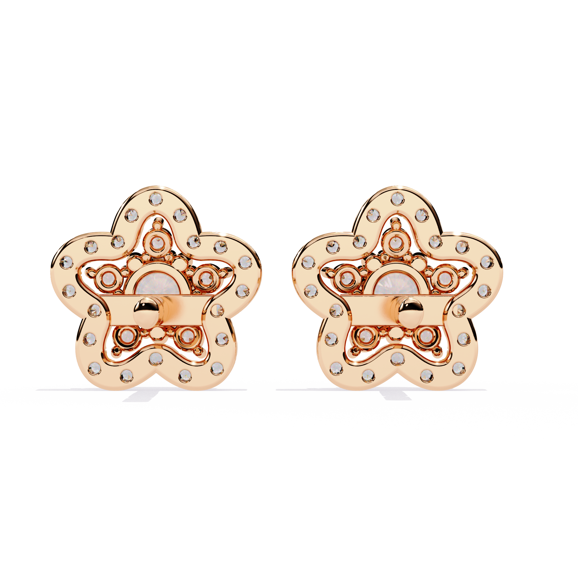 0.87 CT BLOOM AURA EARRING 9k