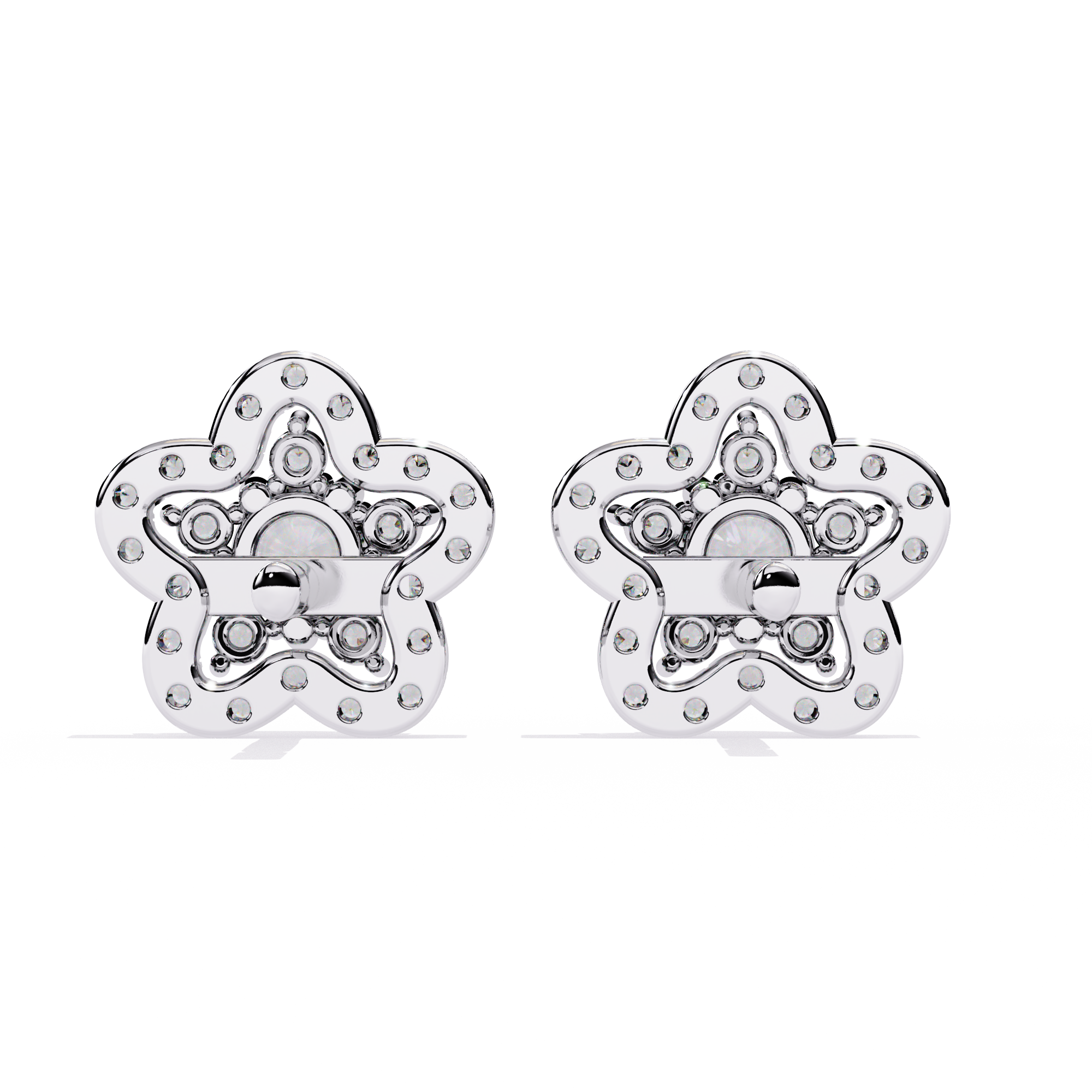 0.87 CT BLOOM AURA EARRING 9k