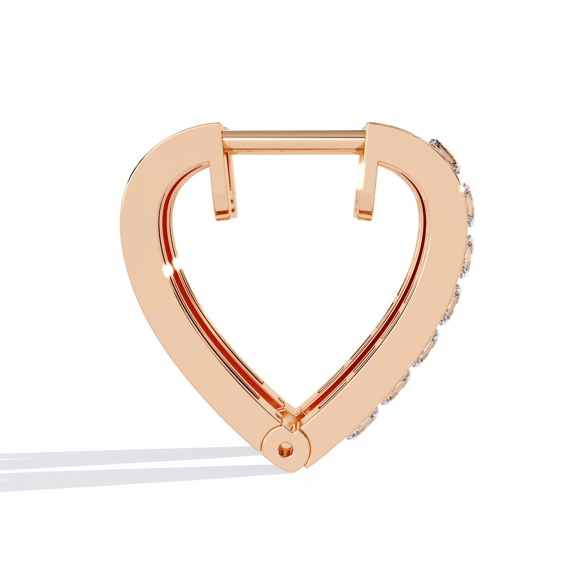 0.83 CT LOVECRAFT HOOP EARRING 9k