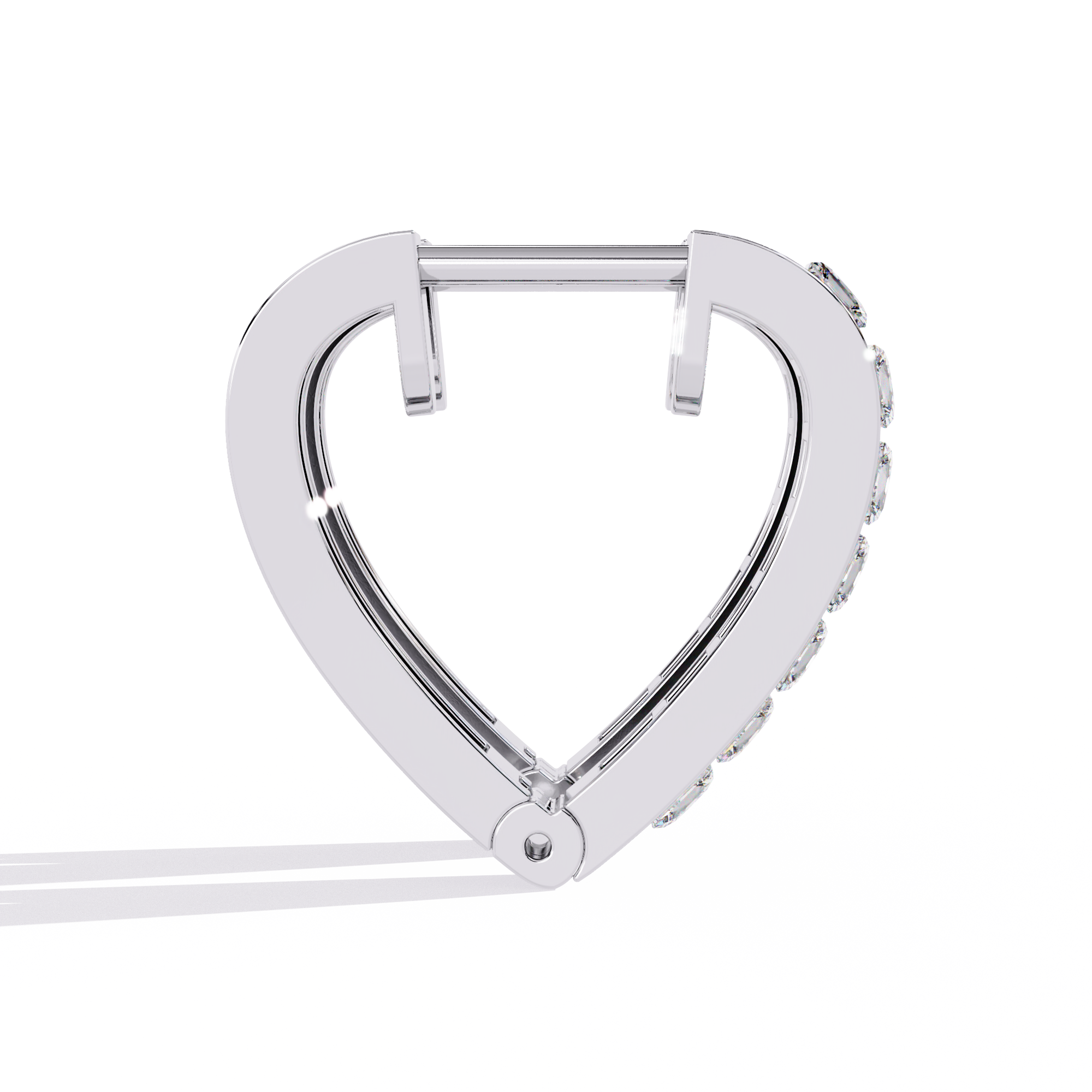 0.83 CT LOVECRAFT HOOP EARRING 9k