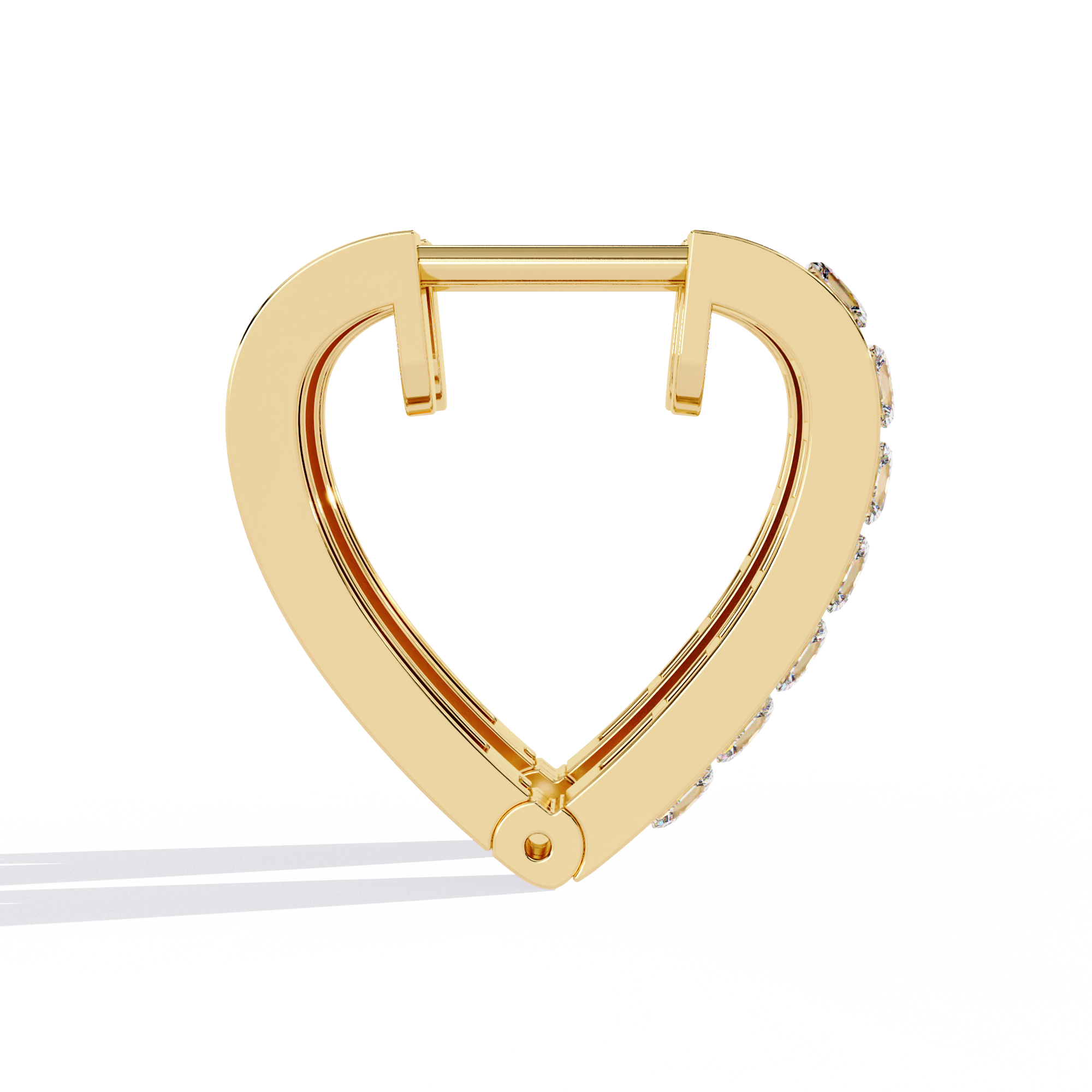 0.83 CT LOVECRAFT HOOP EARRING 9k