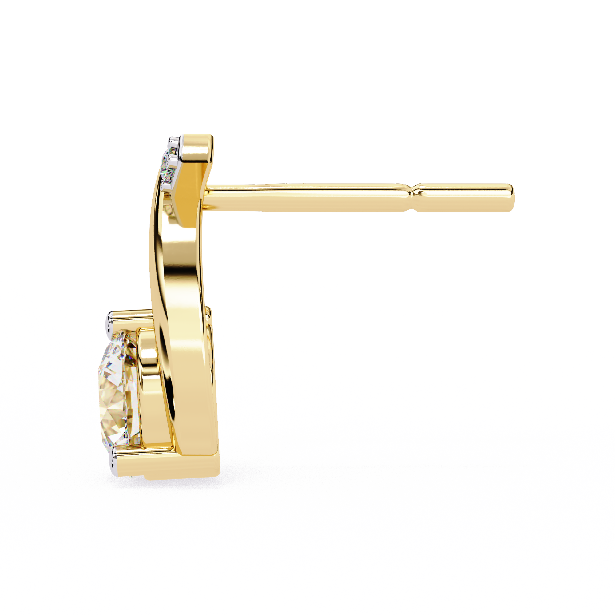 1.27 CT EMBRACED BRILLIANCE EARRING 9k