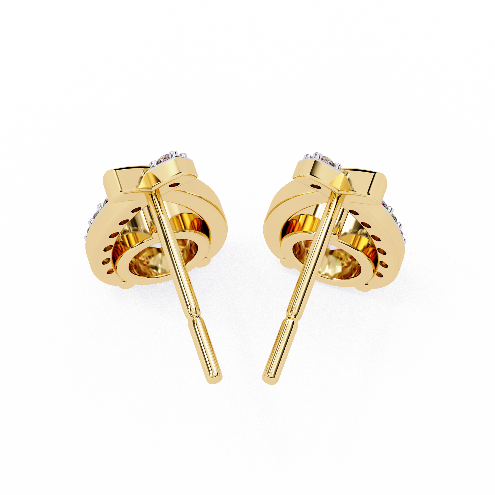 1.27 CT EMBRACED BRILLIANCE EARRING 9k