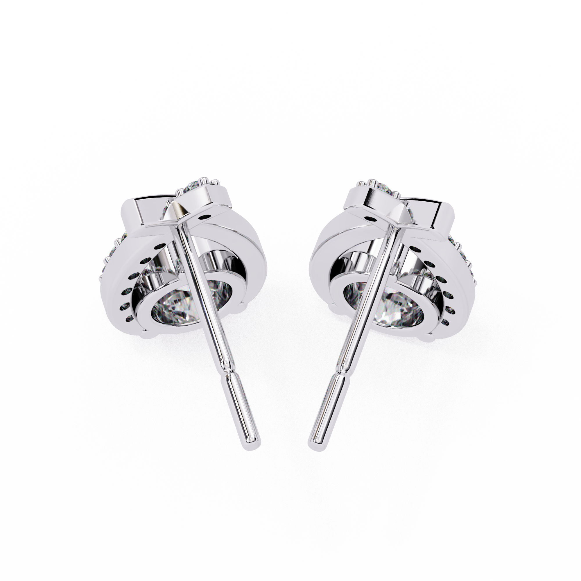 1.27 CT EMBRACED BRILLIANCE EARRING 9k