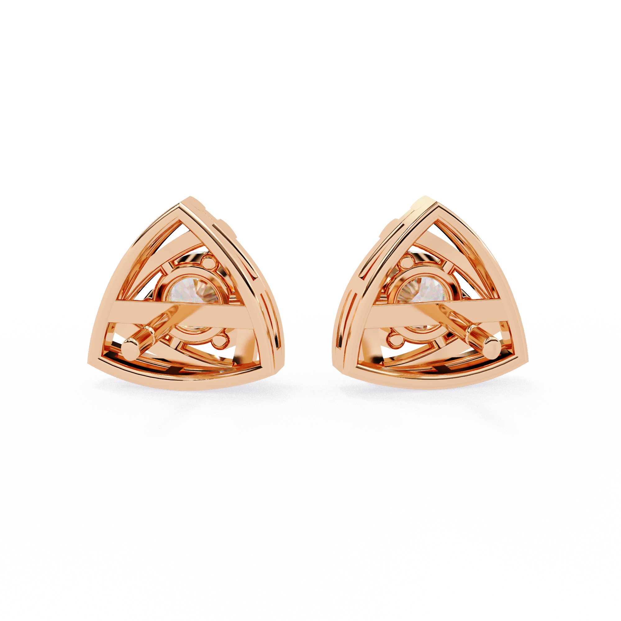 0.64 CT GOLDEN AURA EARRING