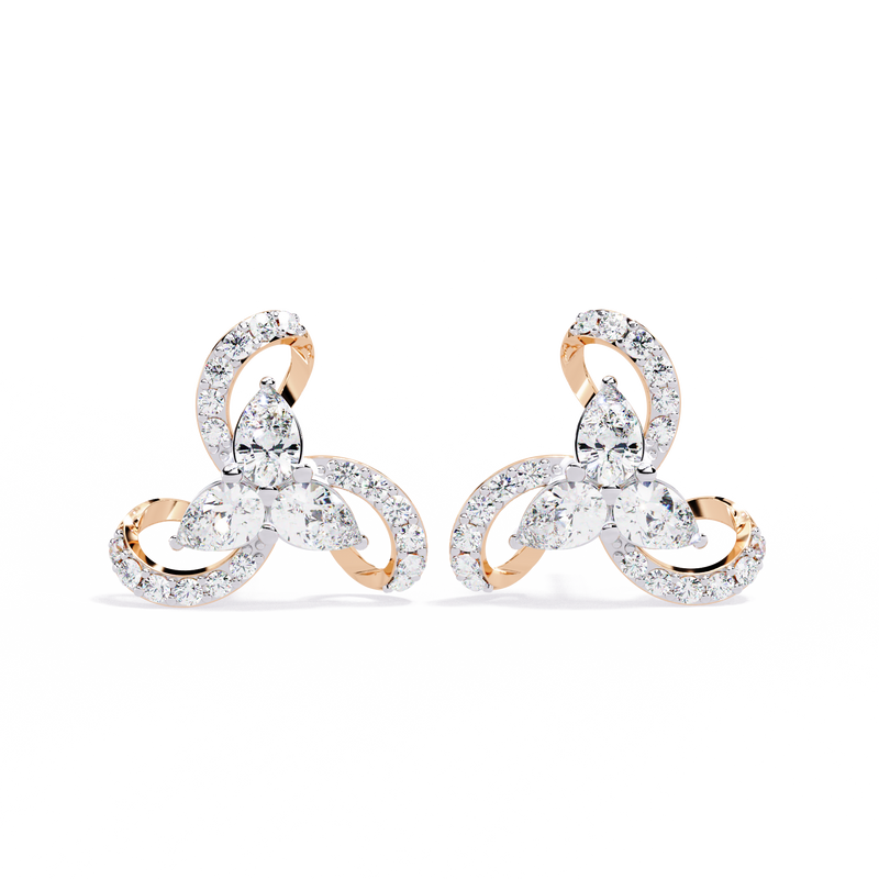 1.37 CT ETERNAL WHIRL EARRING