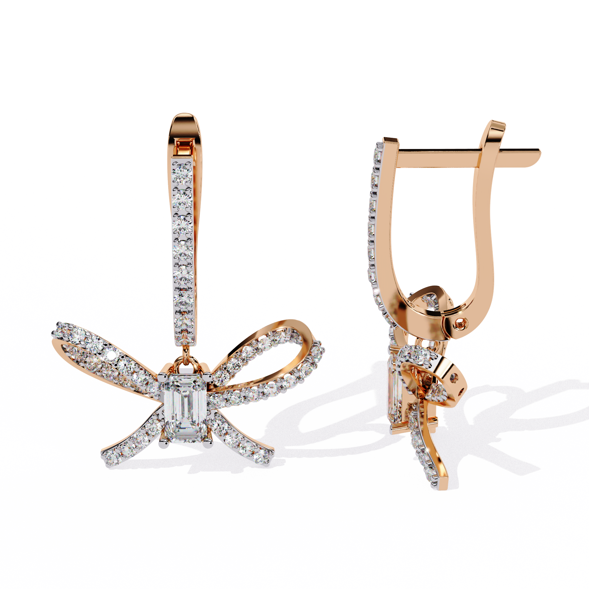 1.18 CT GRACEBOW DROP EARRING 9k