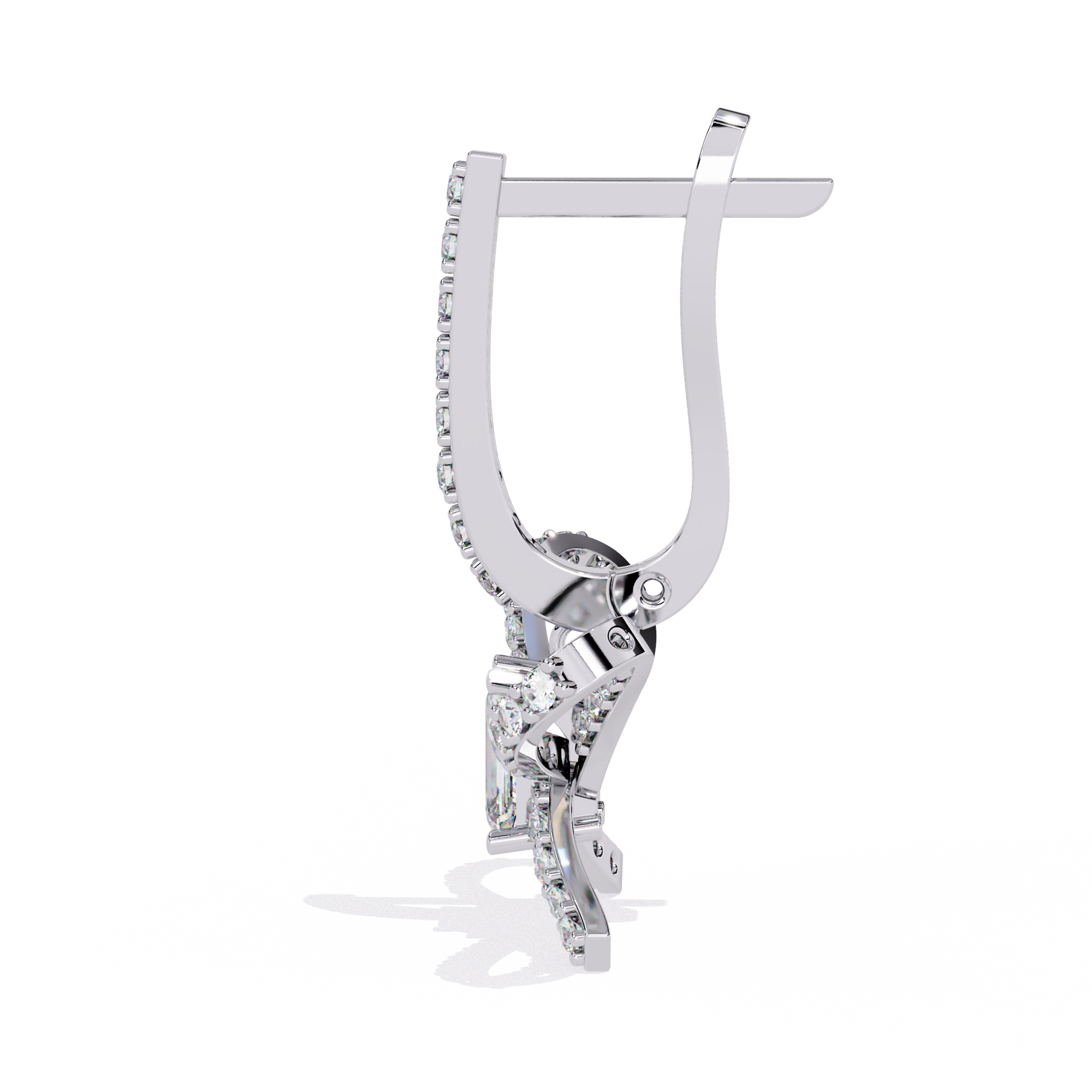 1.18 CT GRACEBOW DROP EARRING 9k