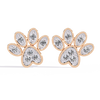 0.18 CT PAWPRINT SPARK EARRING