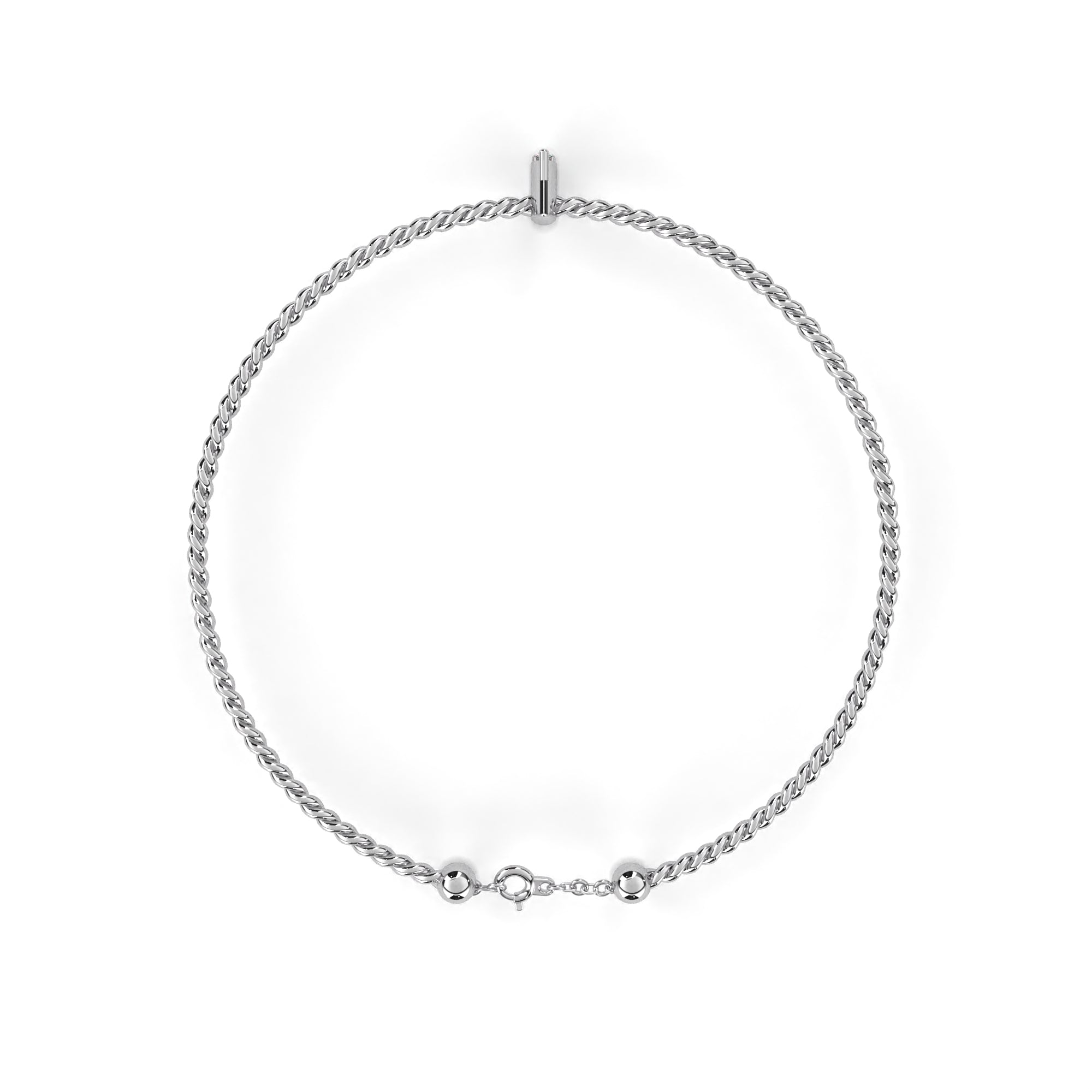 0.50 ct Celestial Charm Bracelet 9k