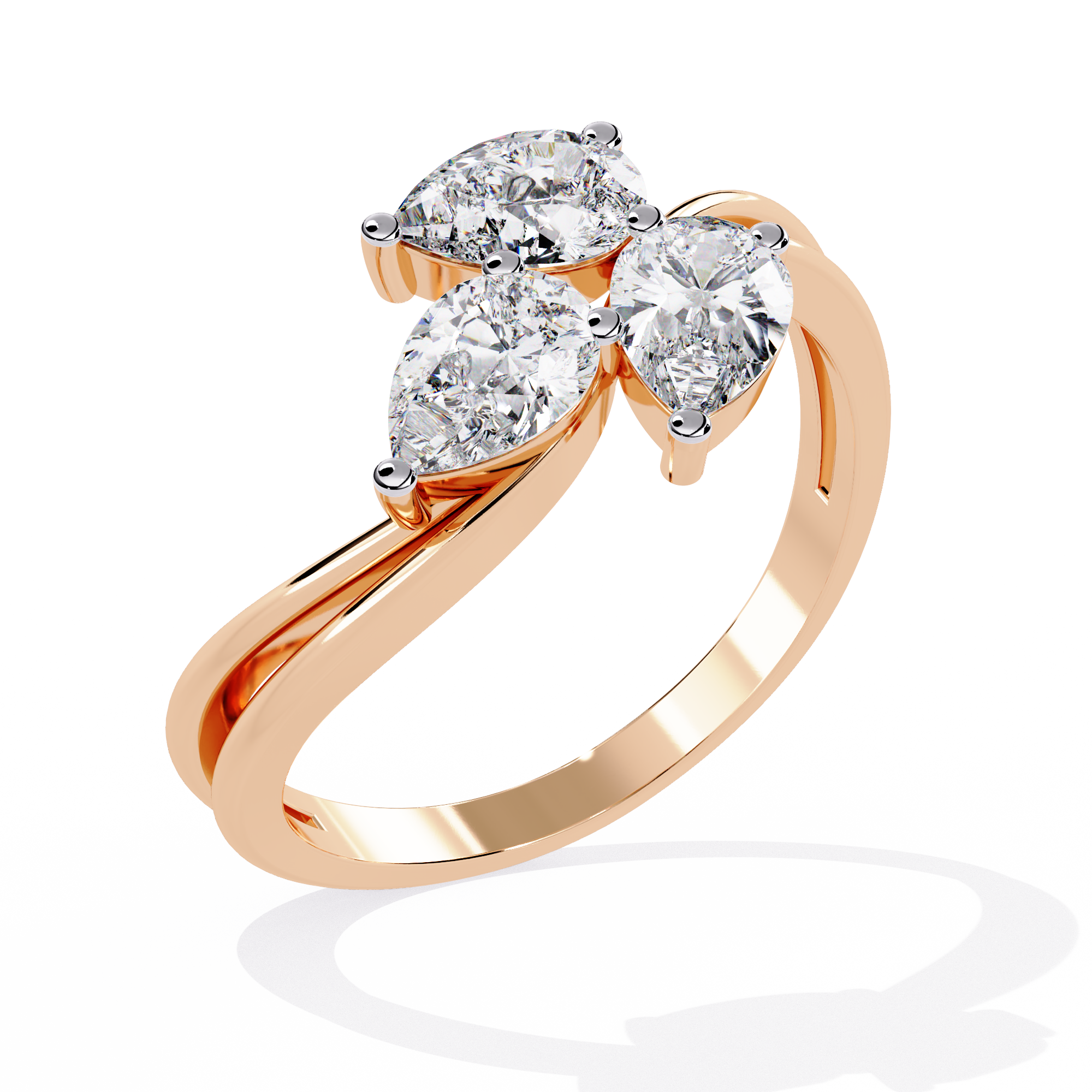 1.06 CT TRINITY BLOOM BAND