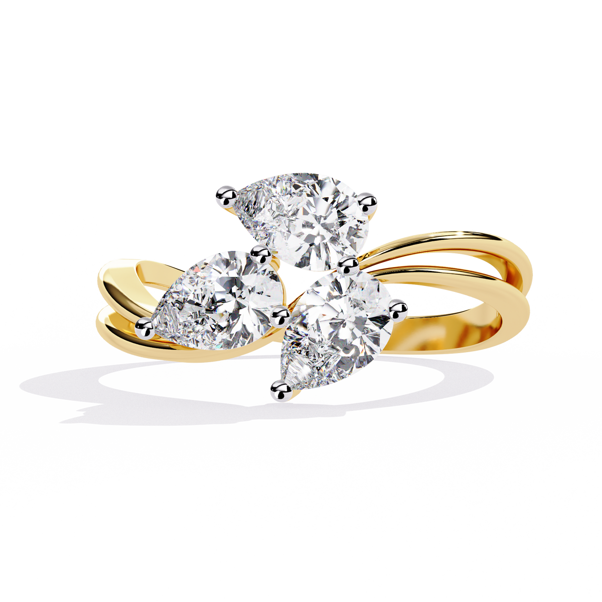 1.06 CT TRINITY BLOOM BAND