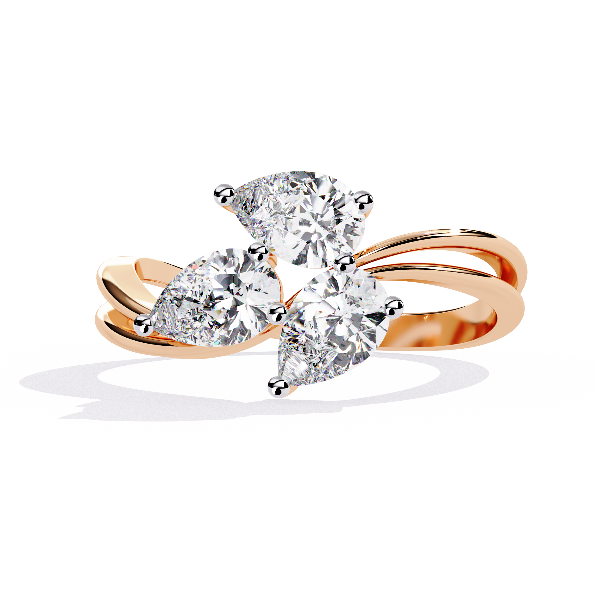 1.06 CT TRINITY BLOOM BAND
