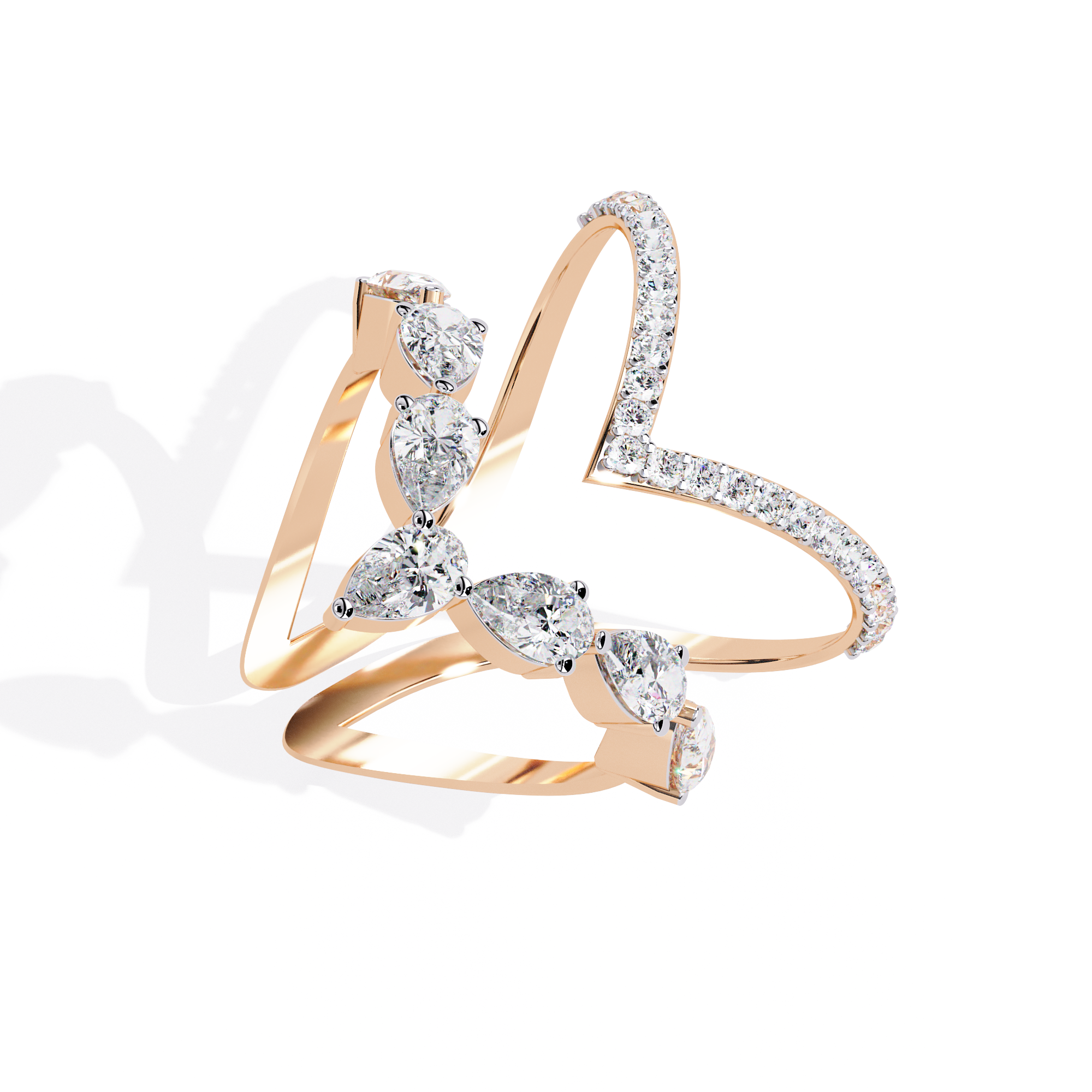 1.43 CT TWILIGHT HEART BAND