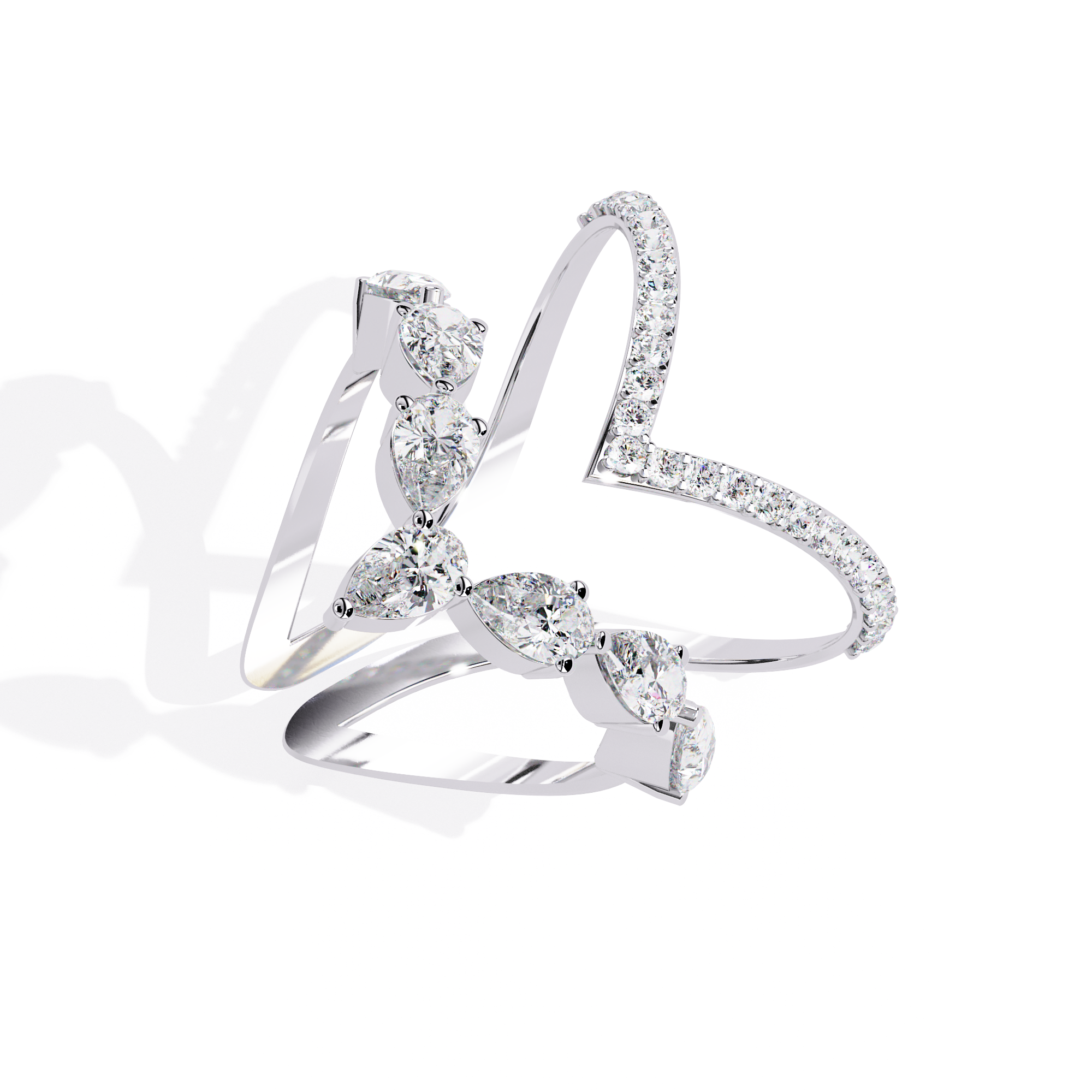 1.43 CT TWILIGHT HEART BAND