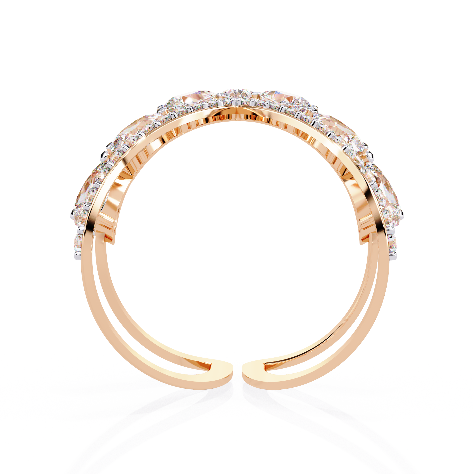 1.43 CT TWILIGHT HEART BAND