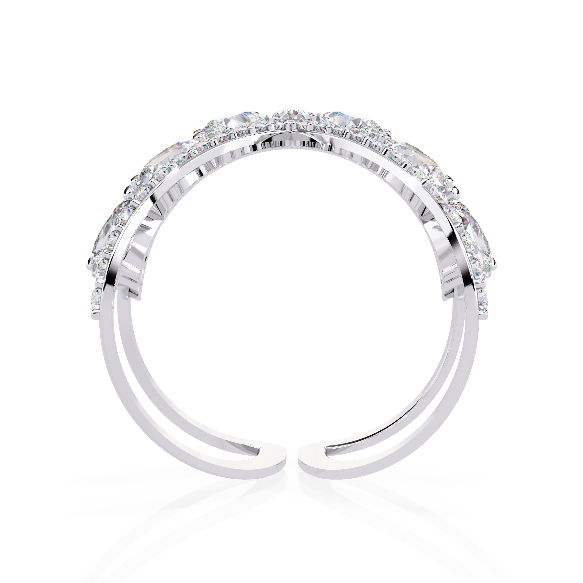 1.43 CT TWILIGHT HEART BAND