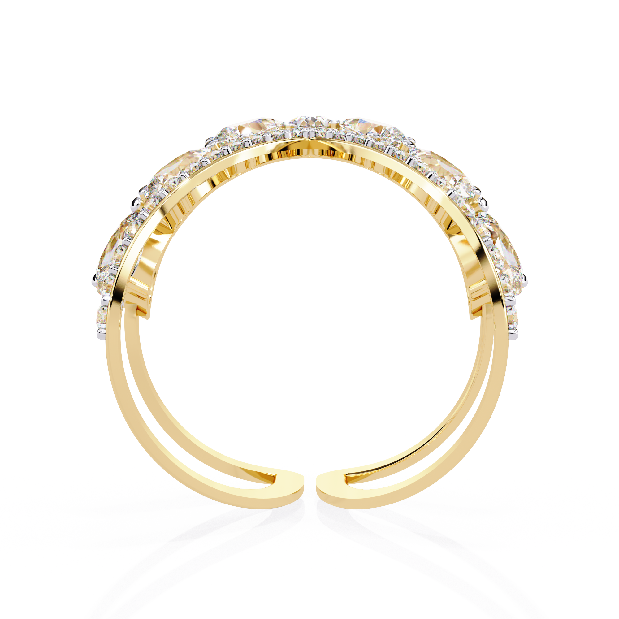 1.43 CT TWILIGHT HEART BAND