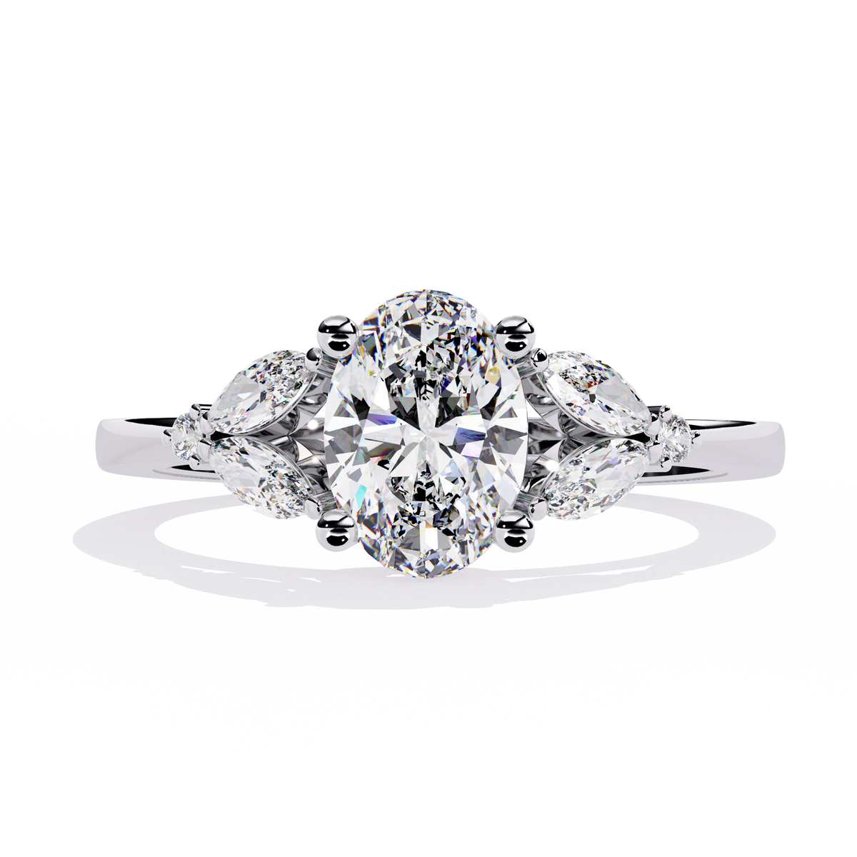 White Gold #Metal Color_White Gold