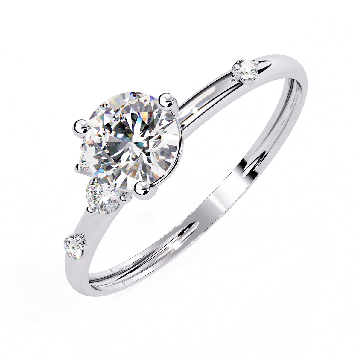 White Gold #Metal Color_White Gold