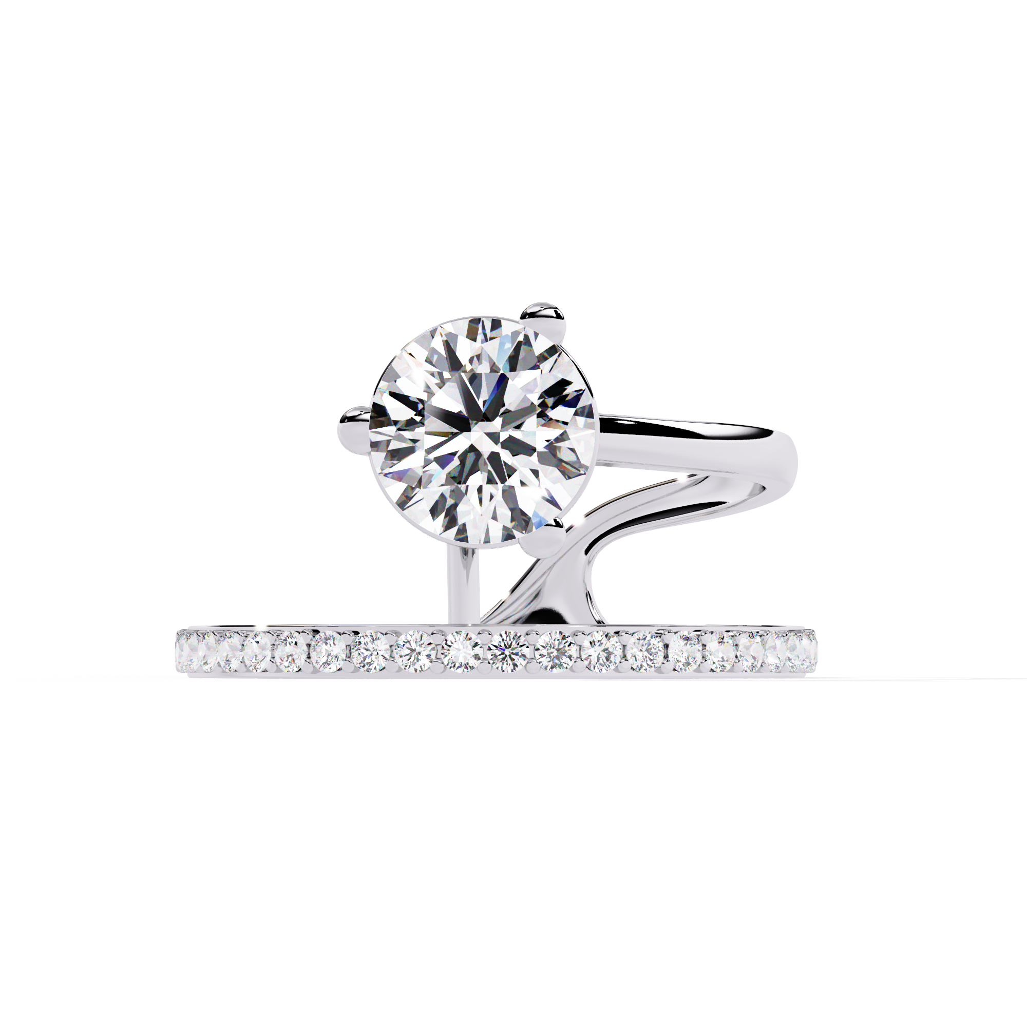 1.50 CT SOLARA SWIRL BAND