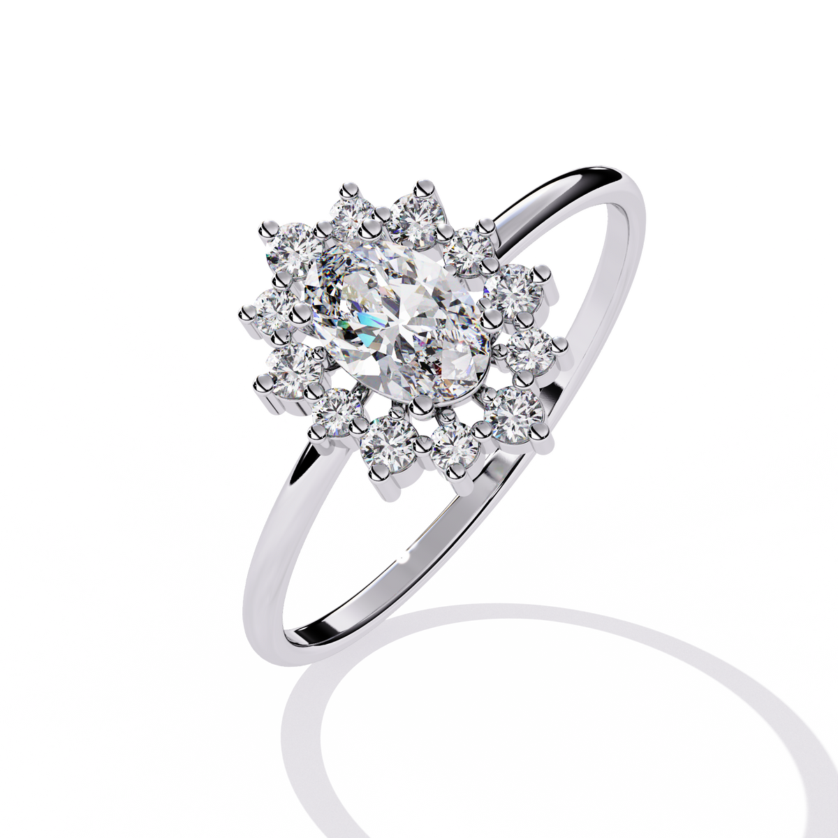White Gold #Metal Color_White Gold