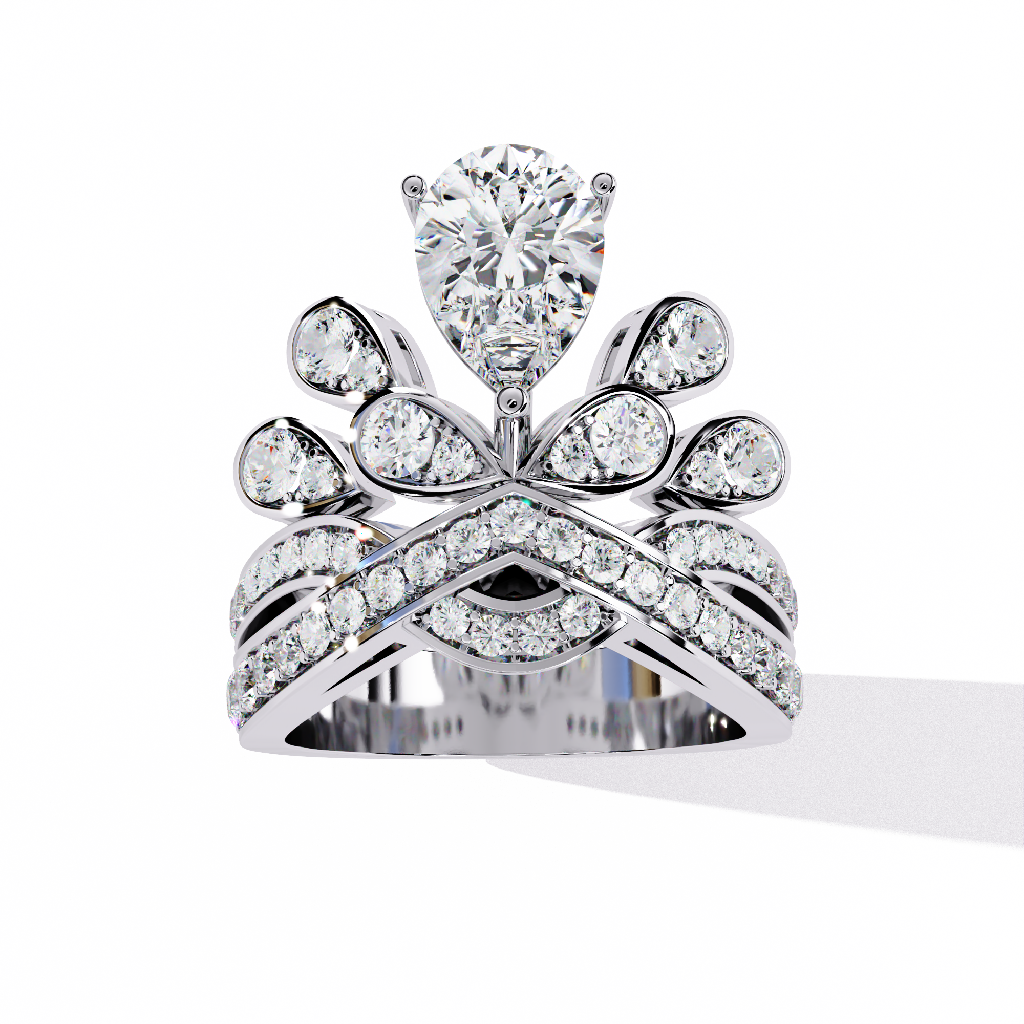 1.28 CT REGALIA CROWN BAND 18K