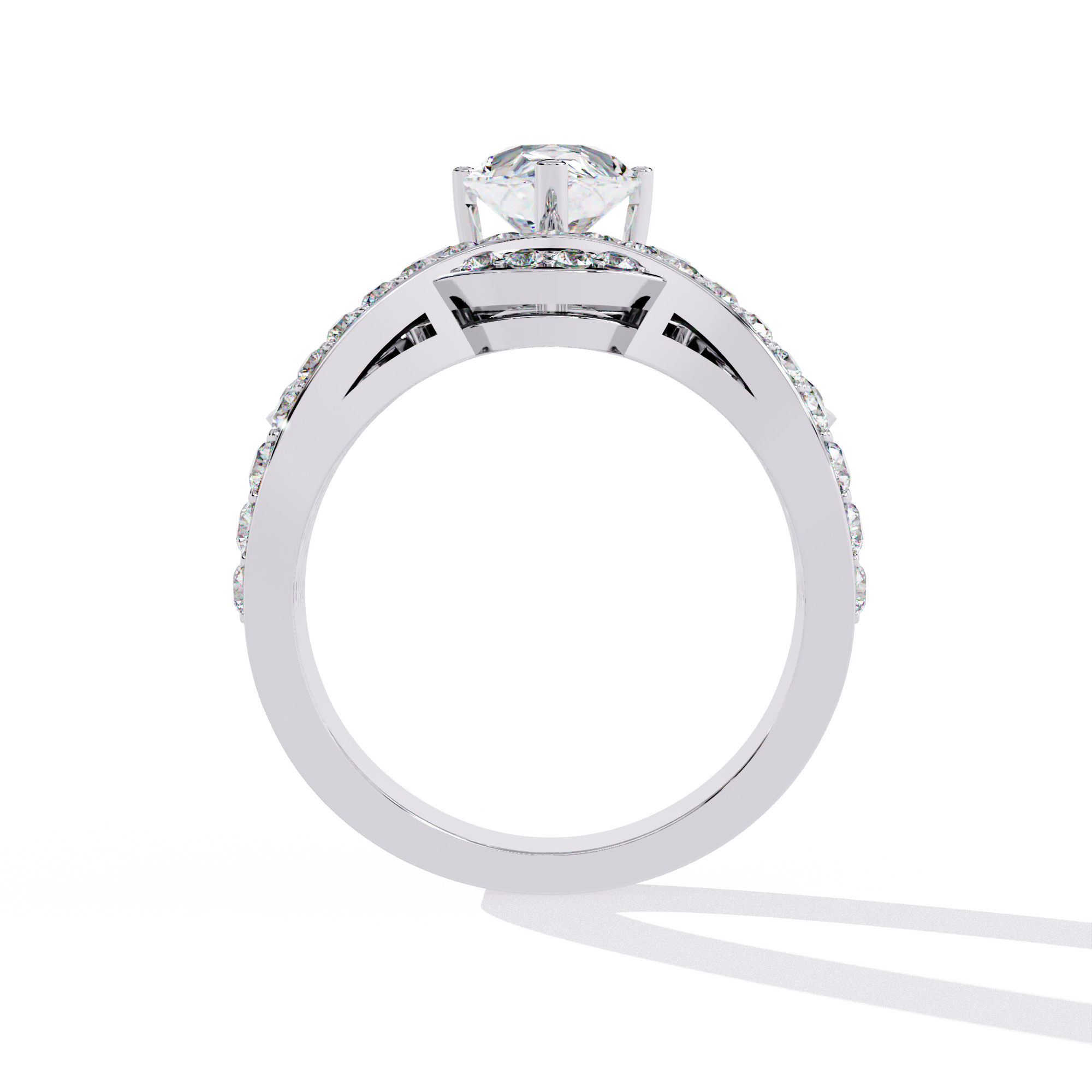 1.28 CT REGALIA CROWN BAND 18K