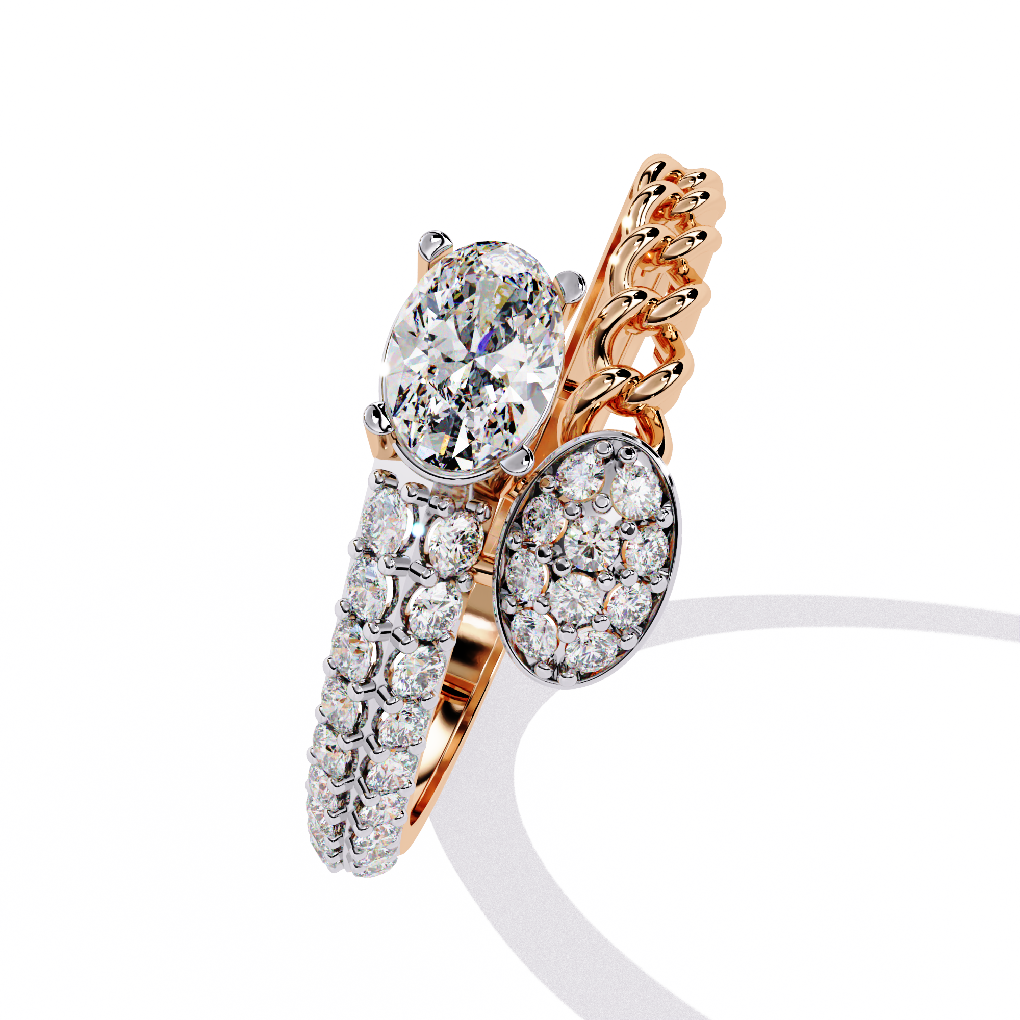 0.62 CT NOVA DUAL HALO BAND