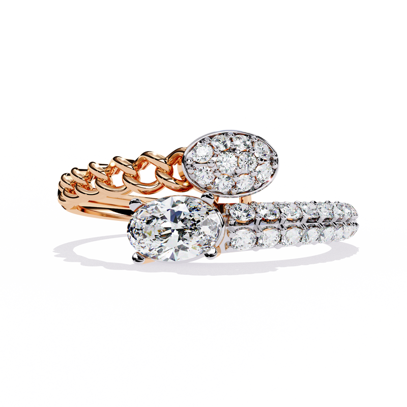 0.62 CT NOVA DUAL HALO BAND