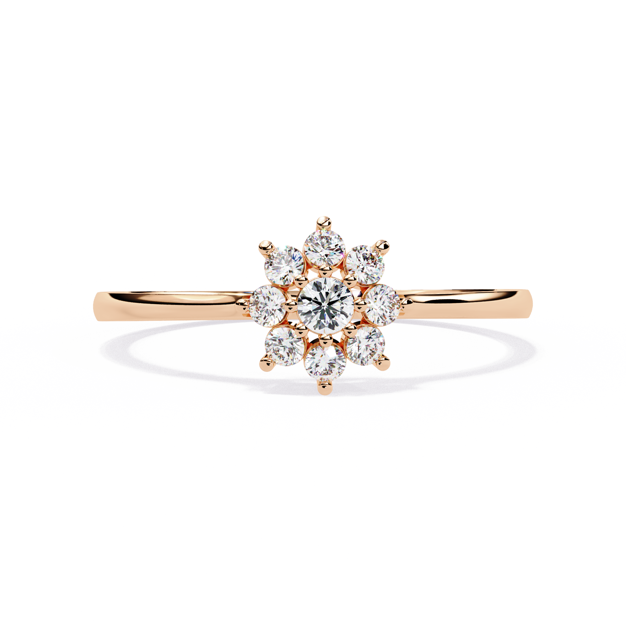 0.16 CT PETITE FLORA BAND