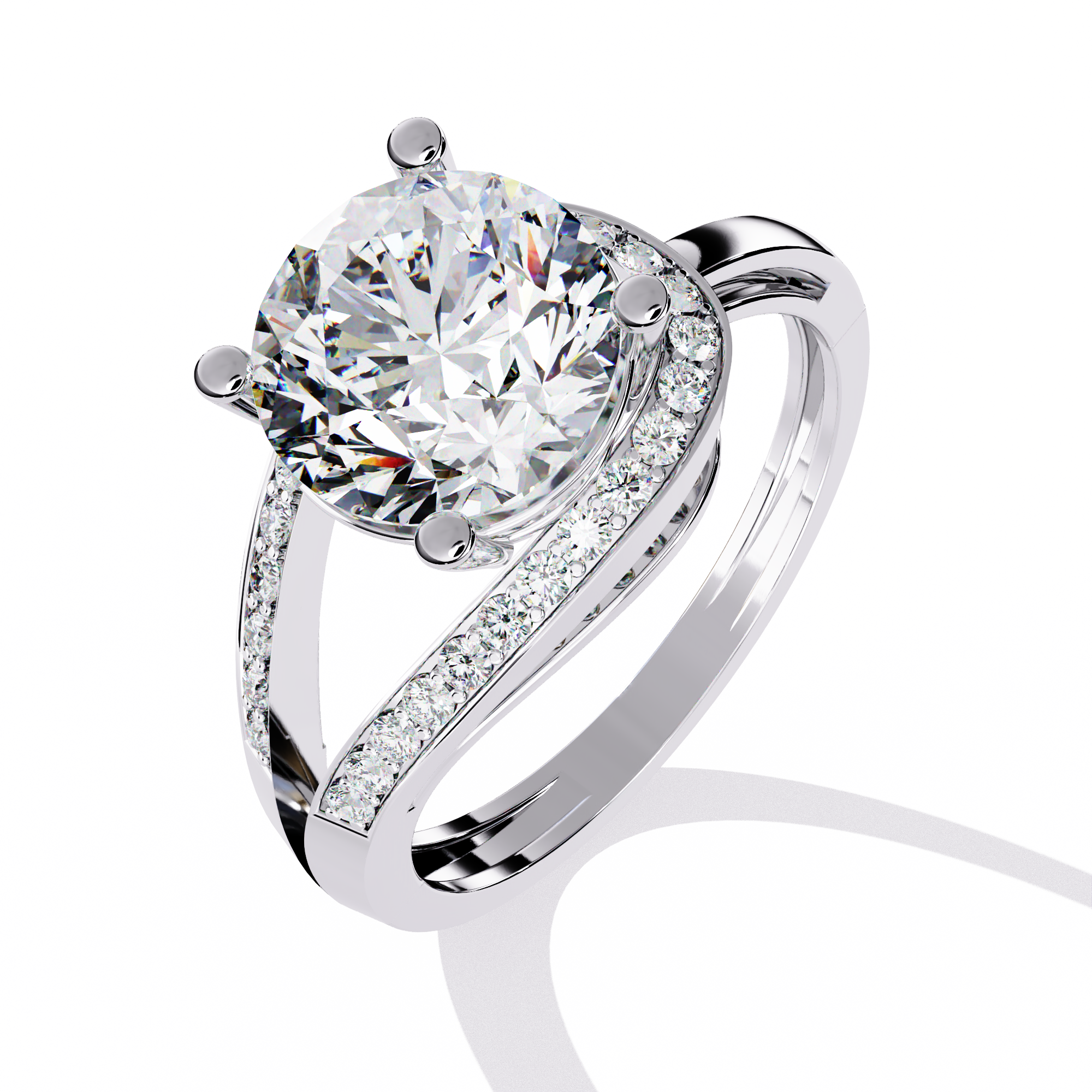 2.95 CT LUMINA SWEEP BAND 18K
