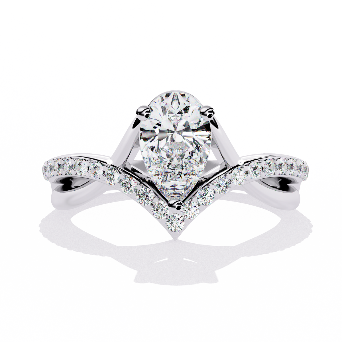 White Gold #Metal Color_White Gold