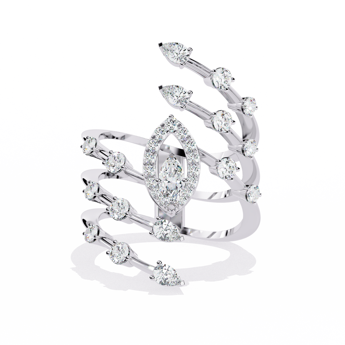 White Gold #Metal Color_White Gold