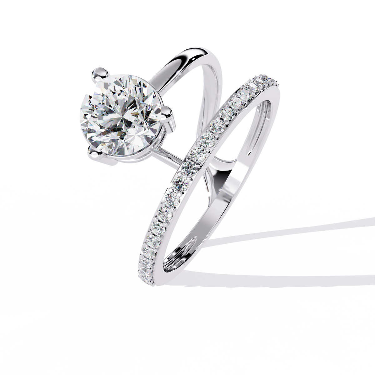 White Gold #Metal Color_White Gold