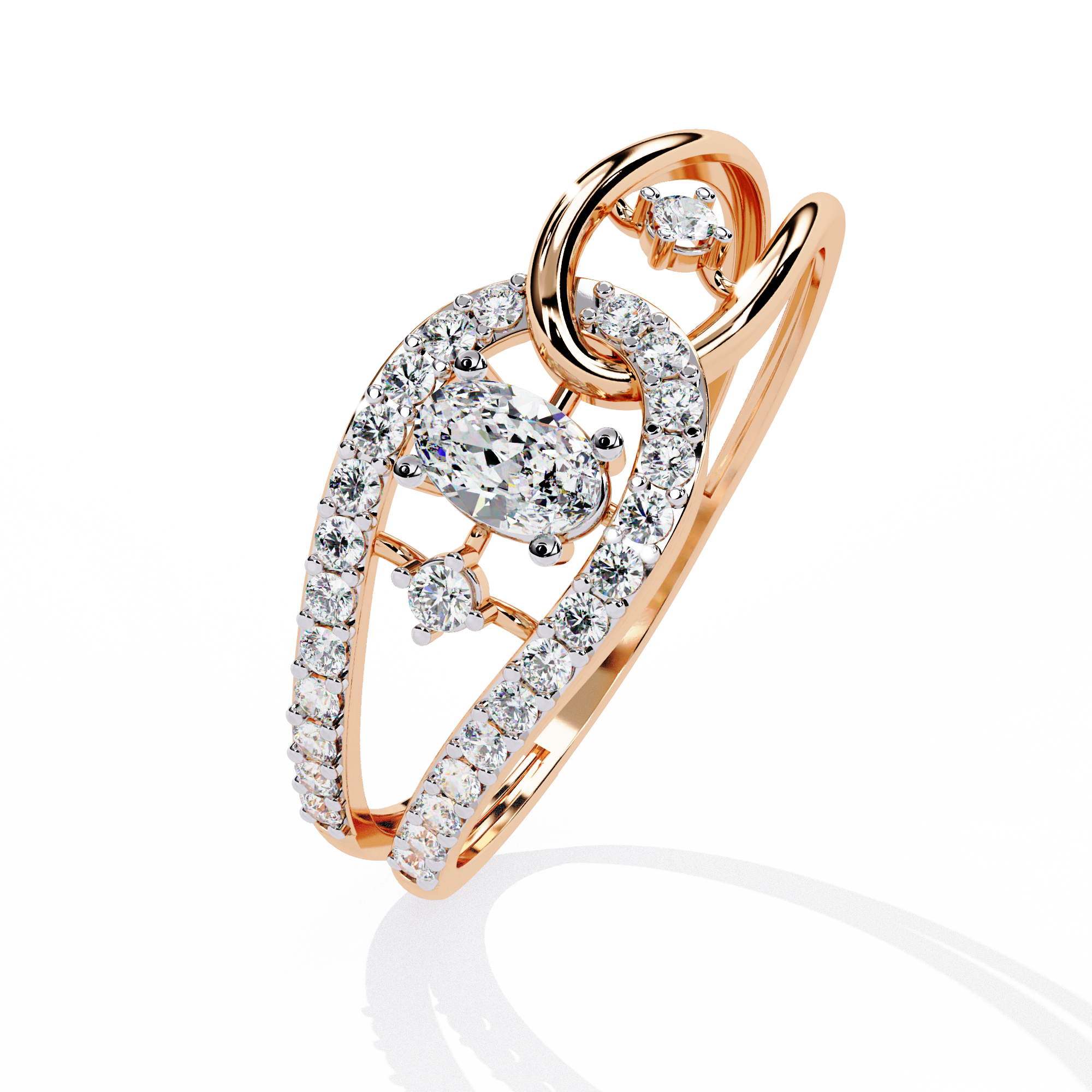 0.34 CT BLOOM LOOP BAND