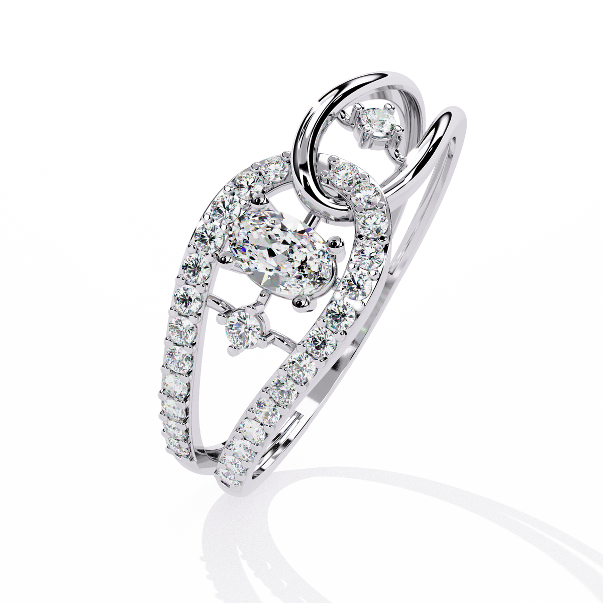 White Gold #Metal Color_White Gold