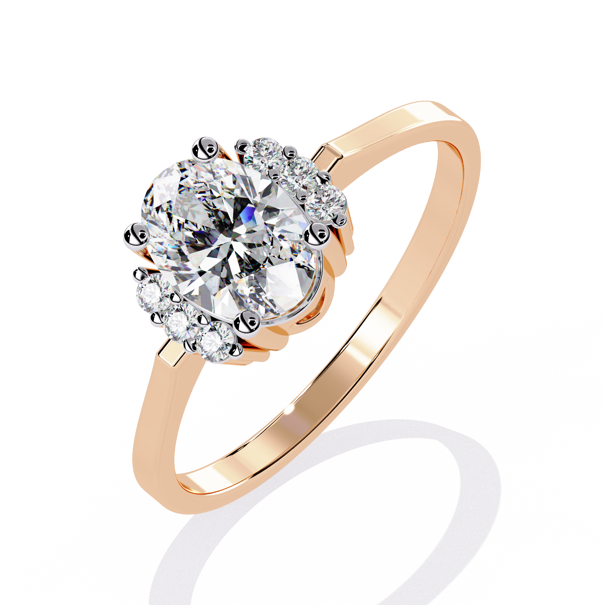 0.72 CT FLORA AURA BAND
