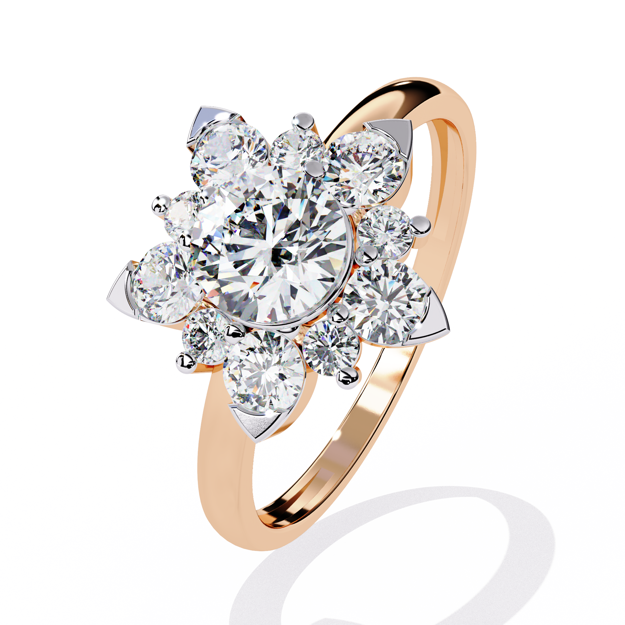 1.20 CT BLOSSOM HALO BAND