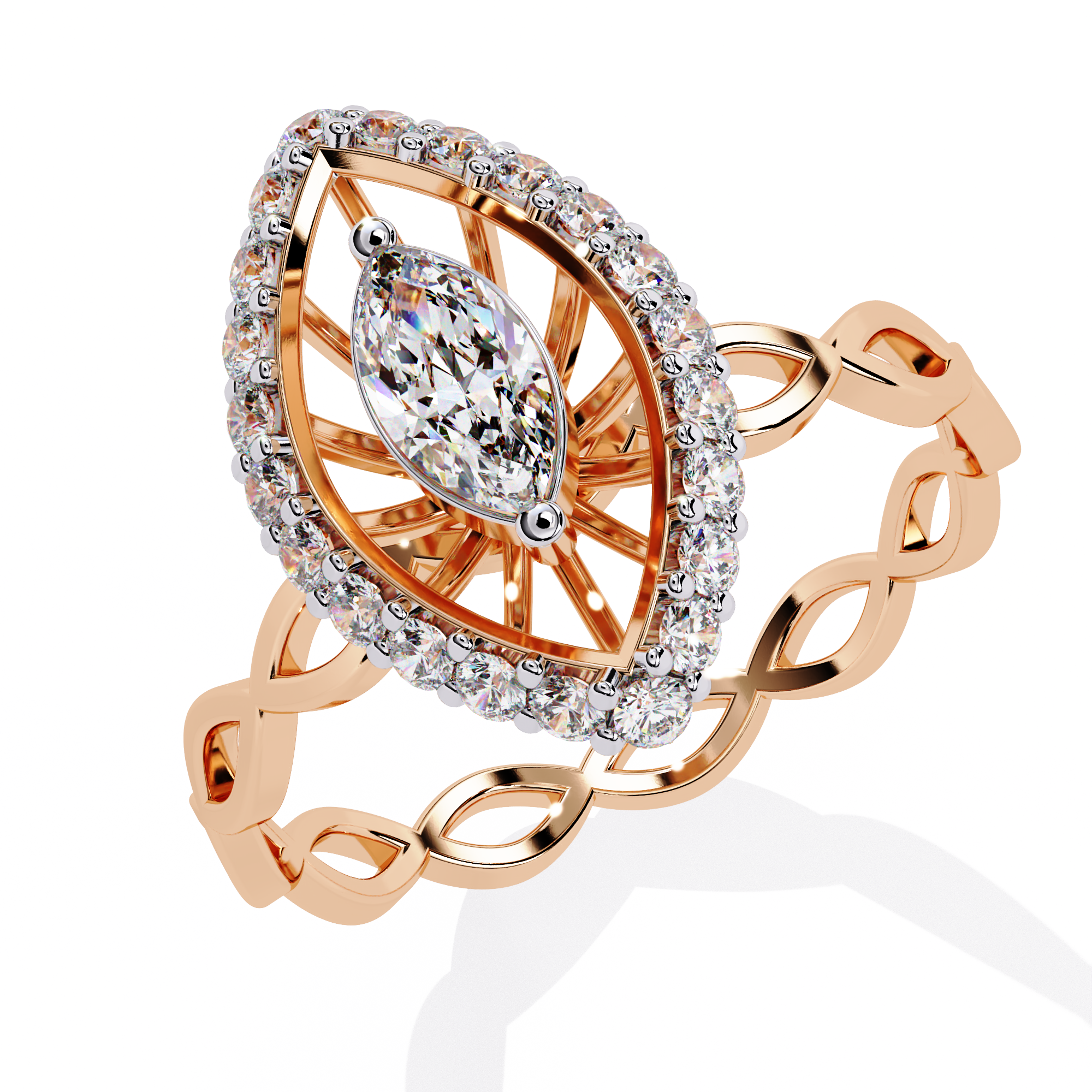 0.56 CT CELESTIAL LATTICE BAND