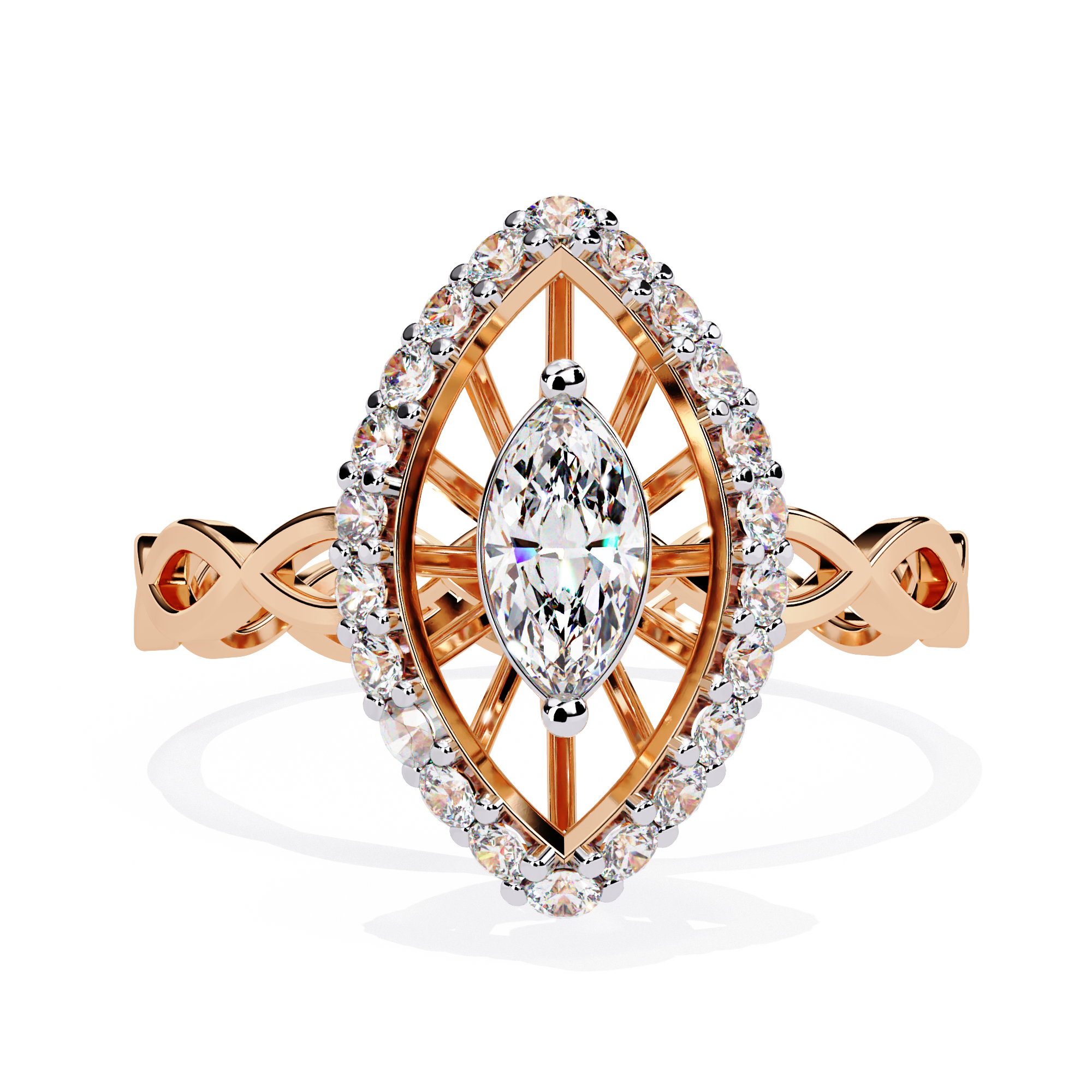 0.56 CT CELESTIAL LATTICE BAND
