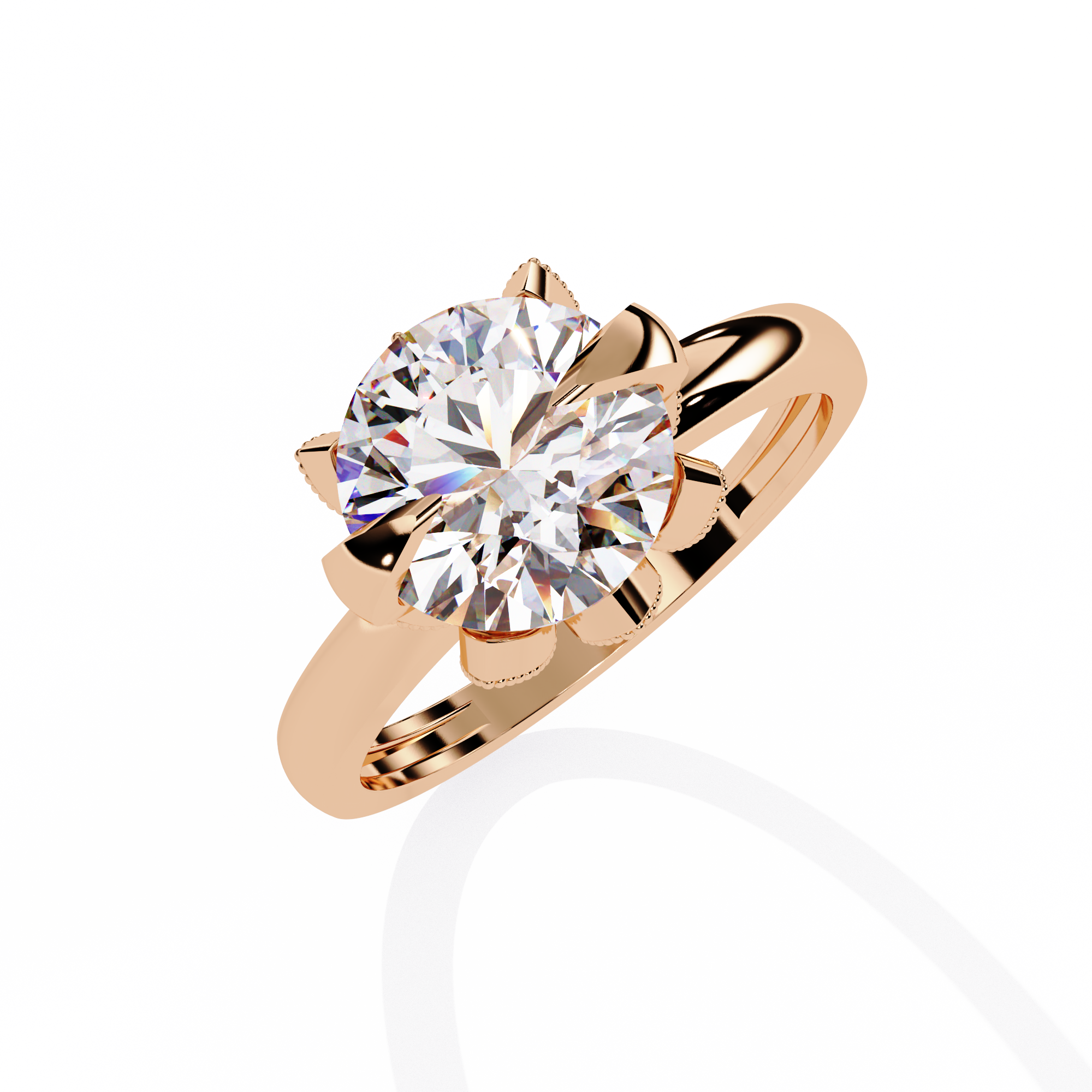 3.17 CT BLOOM SOLITAIRE BAND
