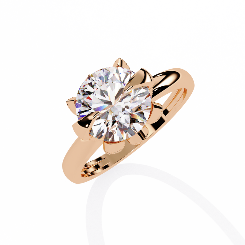 3.17 CT BLOOM SOLITAIRE BAND